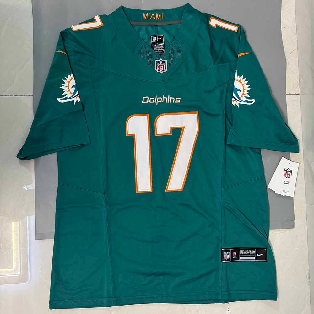 Nike Jaylen Waddle Aqua Miami Dolphins #17 Green
Jersey